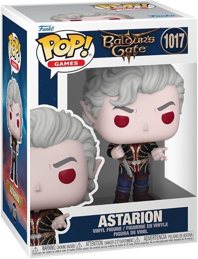 baldur's gate 3 - astarion - funko pop! 1017