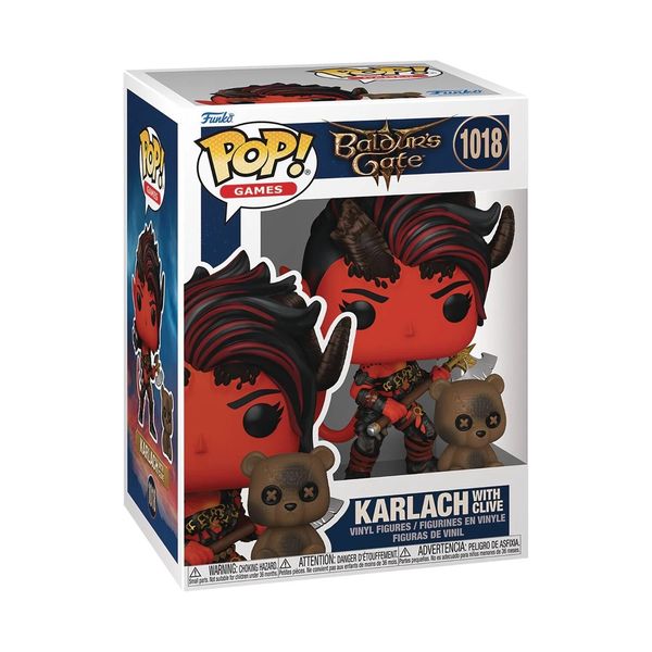 baldur's gate 3 - karlach with clive - funko pop! 1018