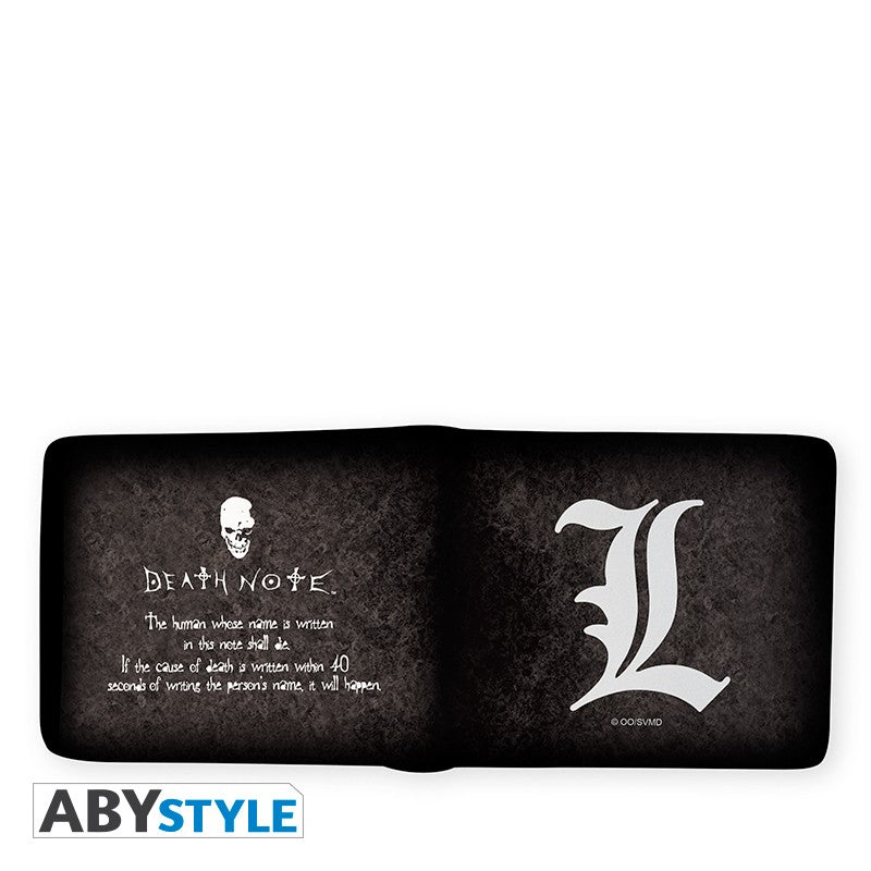 death note - portafoglio pieghevole - l