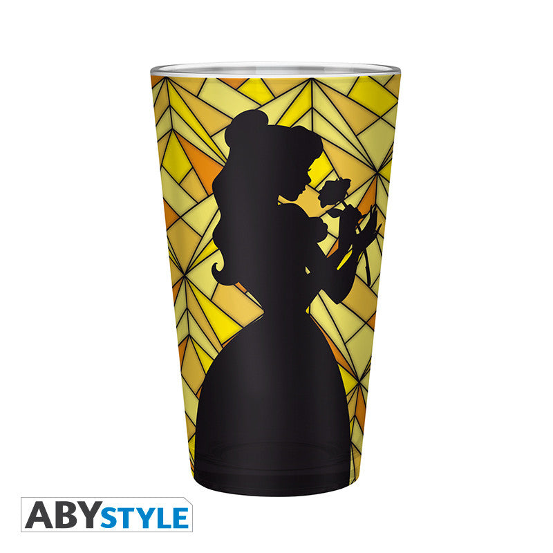 la bella e la bestia - bicchiere 400ml - belle