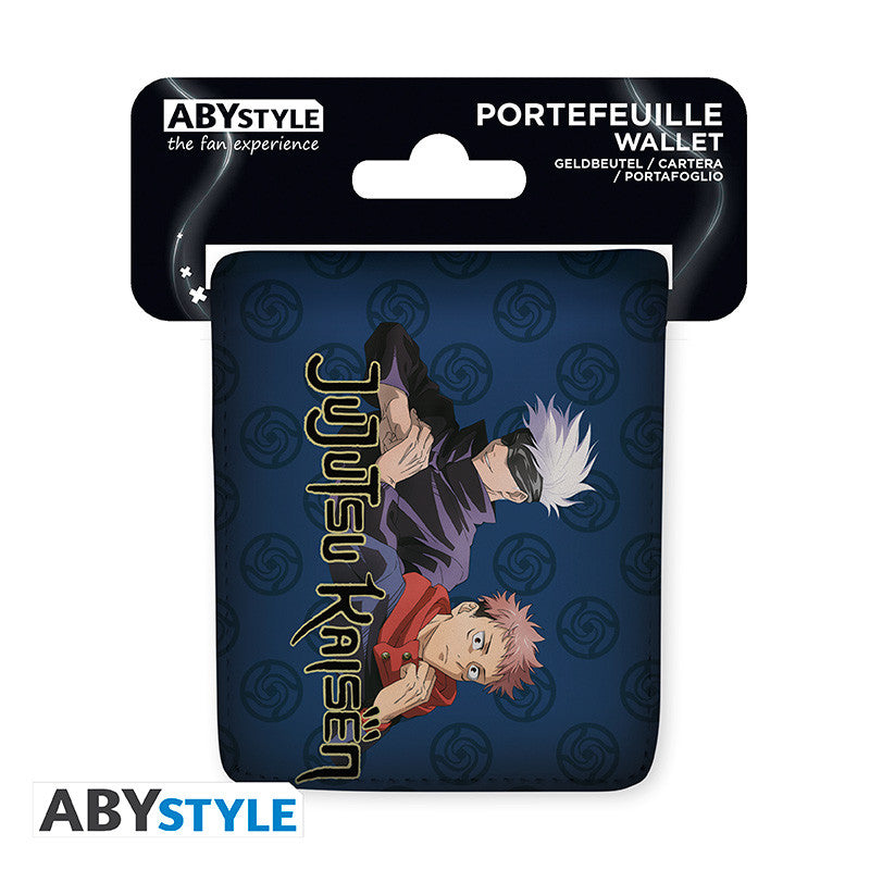 jujutsu kaisen - portafoglio pieghevole - itadori & gojo