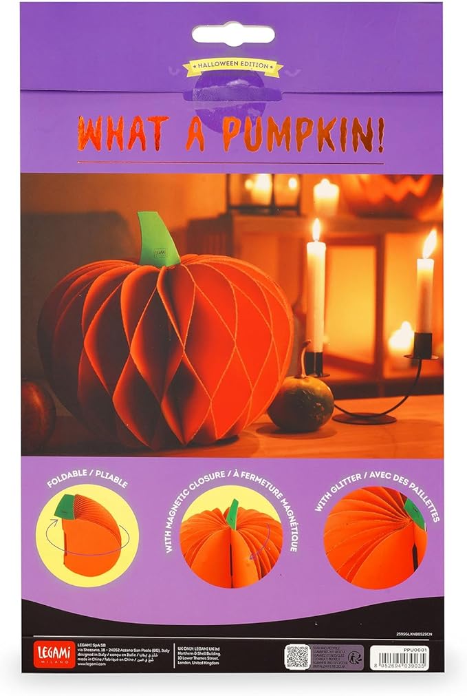 zucca di halloween pieghevole - what a pumpkin!