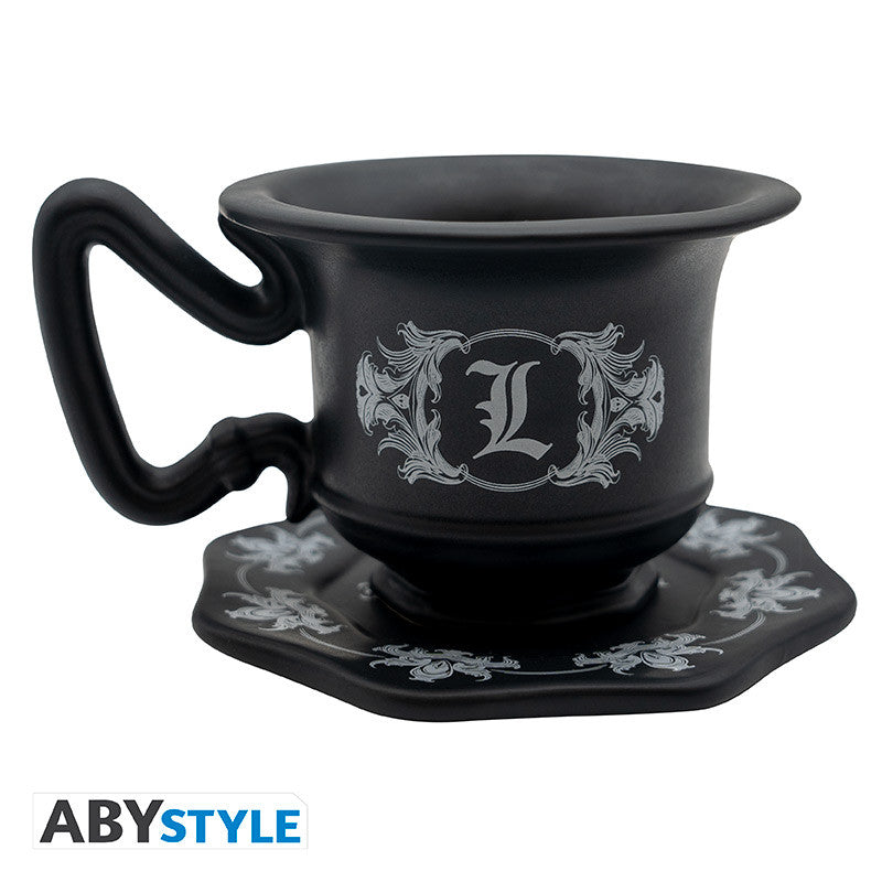 death note - tazza 3d 200ml con piattino