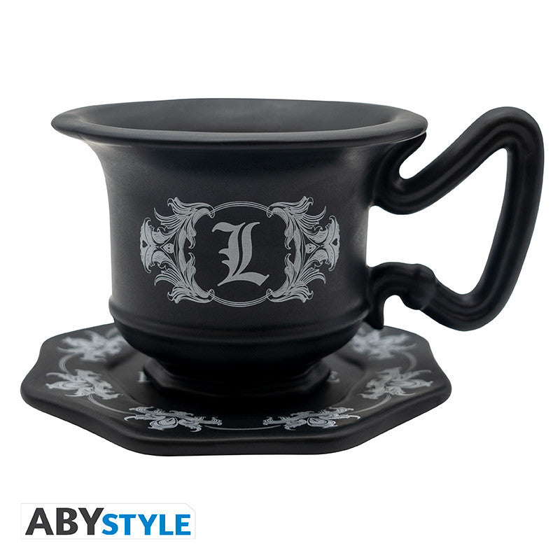 death note - tazza 3d 200ml con piattino