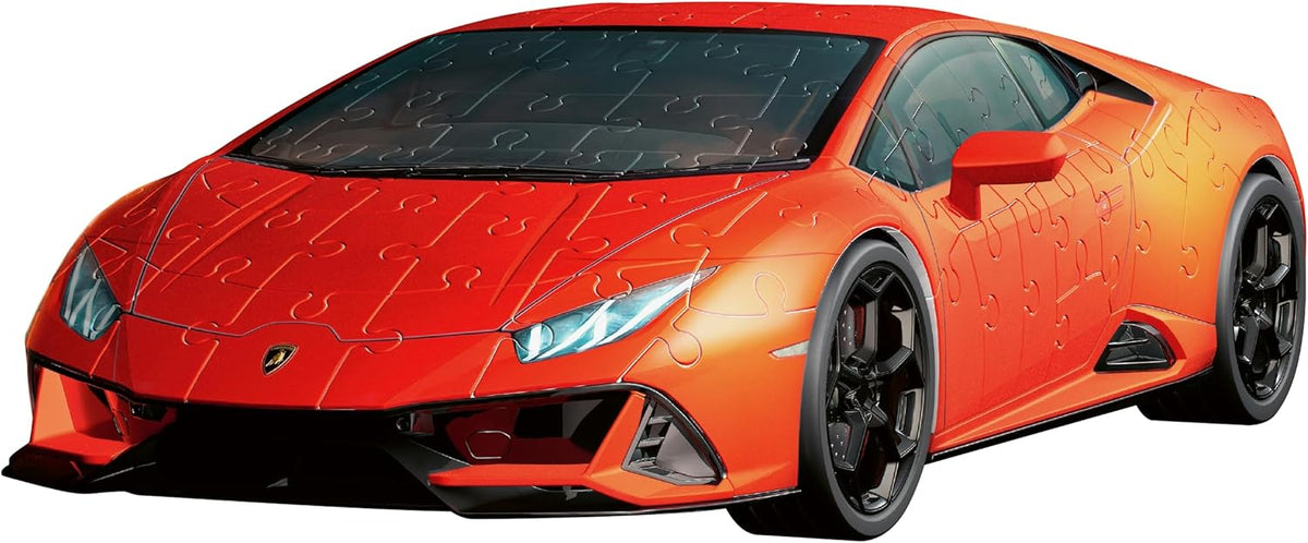 lamborghini huracán evo - arancio - puzzle 3d