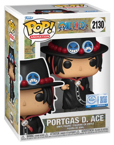 one piece - portgas d. ace (intro) - funko pop! 2130