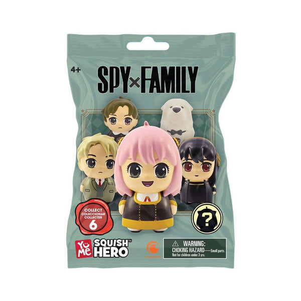 spy x family - squish hero blind bag - 1 personaggio assortito