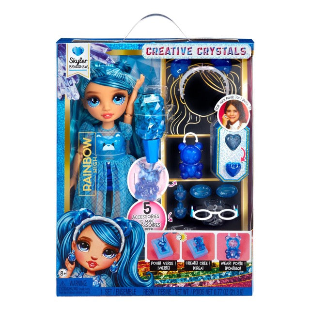 rainbow high - skyler - creative crystals fashion doll 28cm
