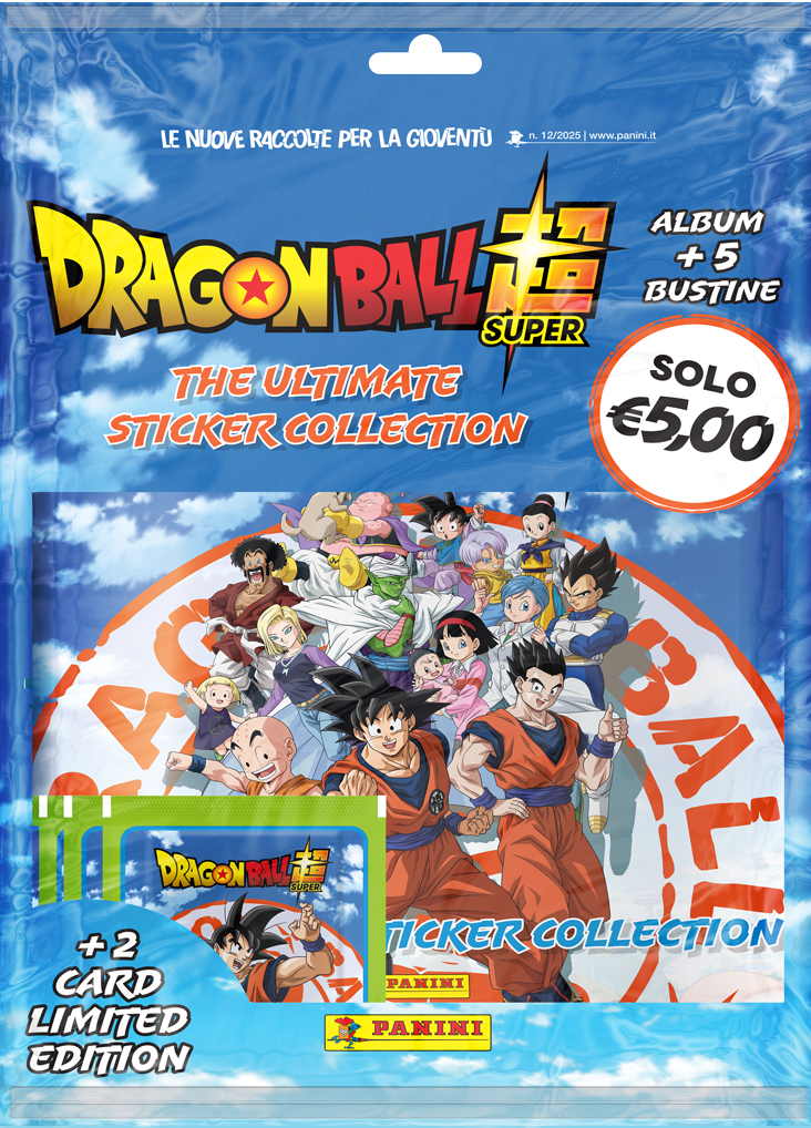 dragon ball super the ultimate sticker collection - starter set