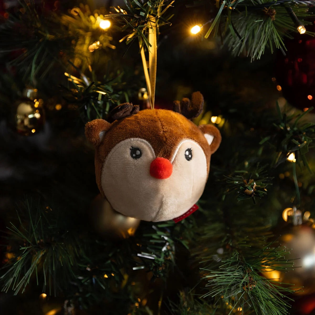 decorazione natalizia di peluche - reindeer - oh-oh-ohrnaments