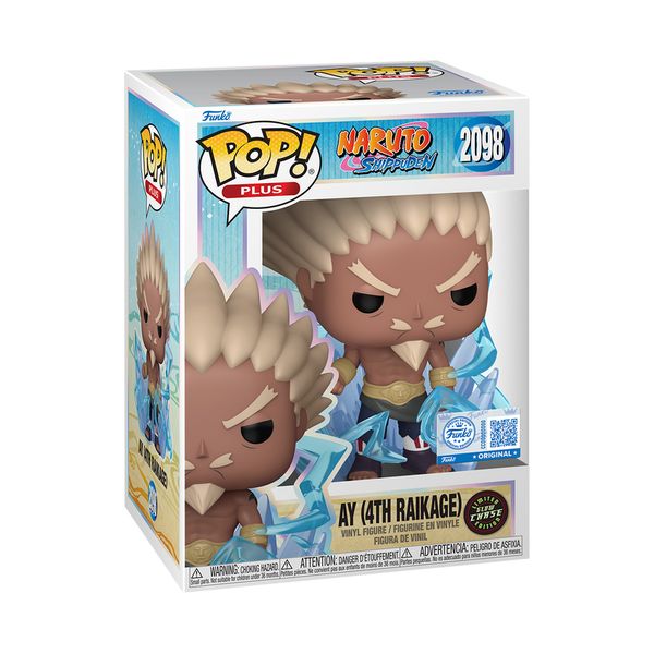 naruto shippuden - ay (4th raikage) 9cm - funko pop! plus 2098 chase