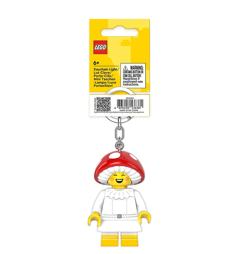 Gadget fungo portachiavi con torcia led