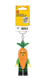 Gadget carota portachiavi con torcia led