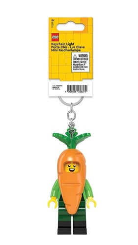 Gadget carota portachiavi con torcia led