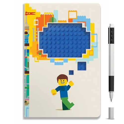 Cancelleria notebook minifigure più penna gel