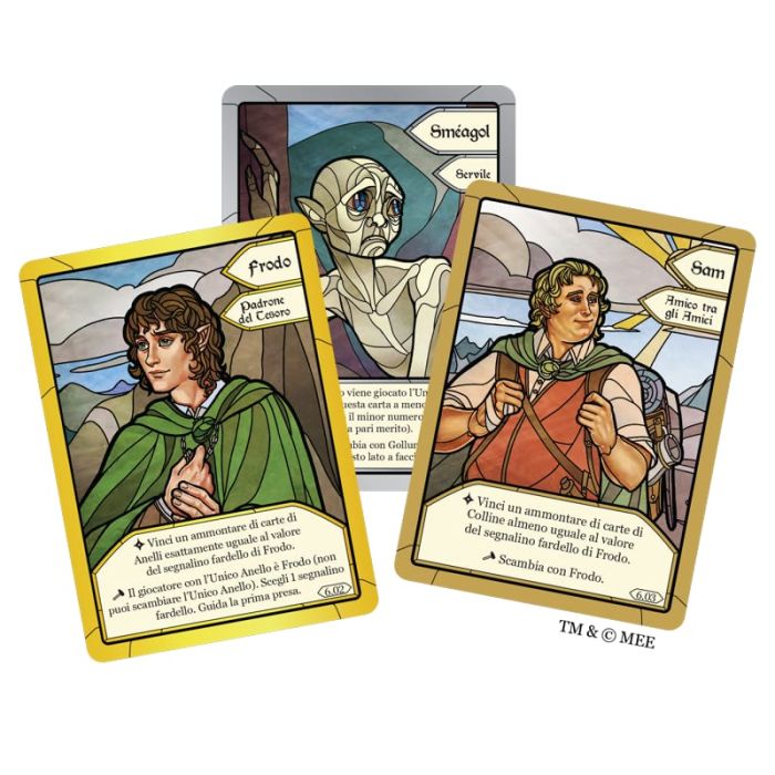 il signore degli anelli - le due torri: trick taking game