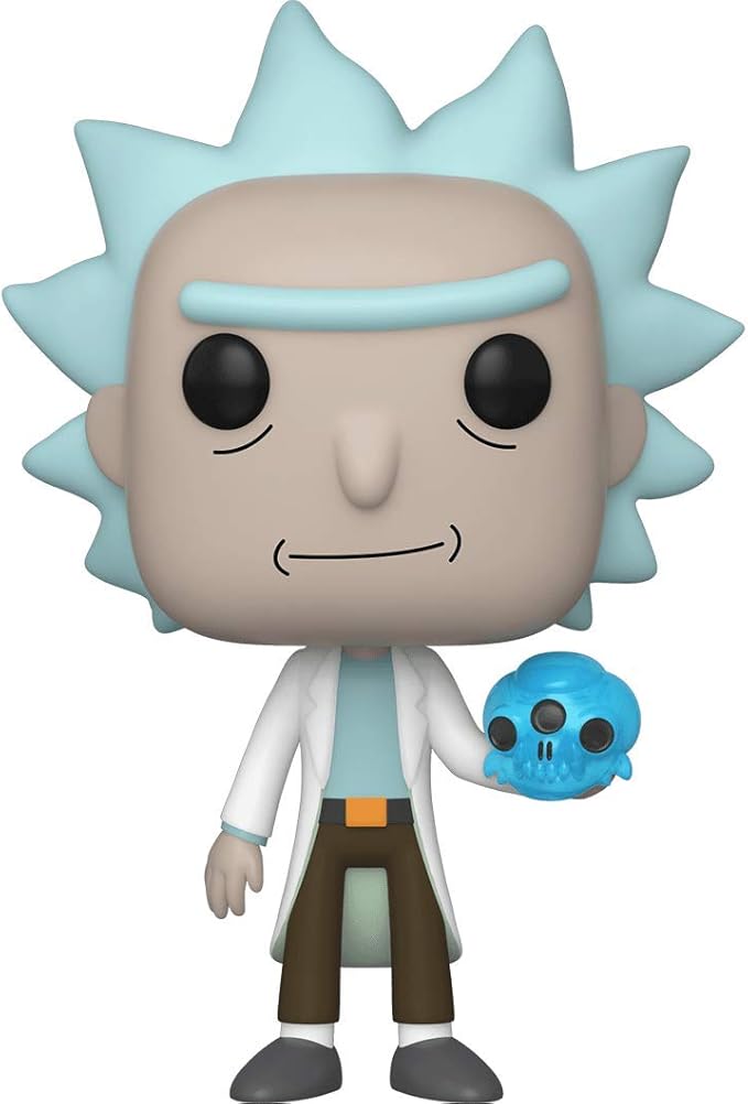 rick and morty - rick with crystal skull - funko pop! 692