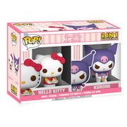 hello kitty - hello kitty & kuromi 9cm - funko pop! 2 pack