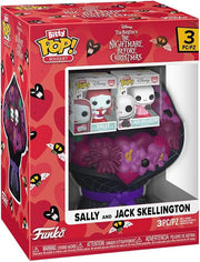 nightmare before christmas - jack & sally - funko pop! bitty bouquet