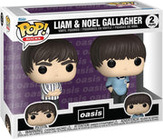 oasis: liam & noel gallagher 9cm - funko pop! 2 pack
