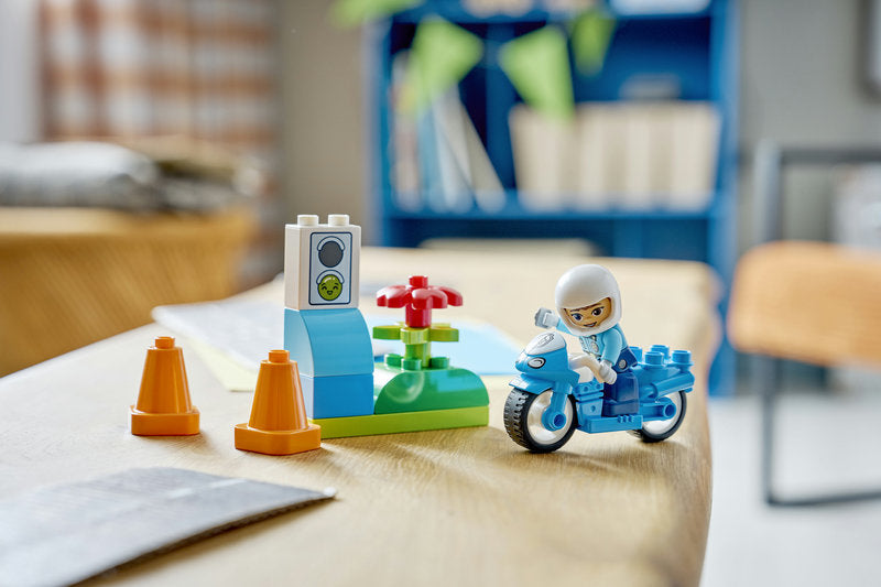 LEGO Duplo 10471 motocicletta blu della polizia