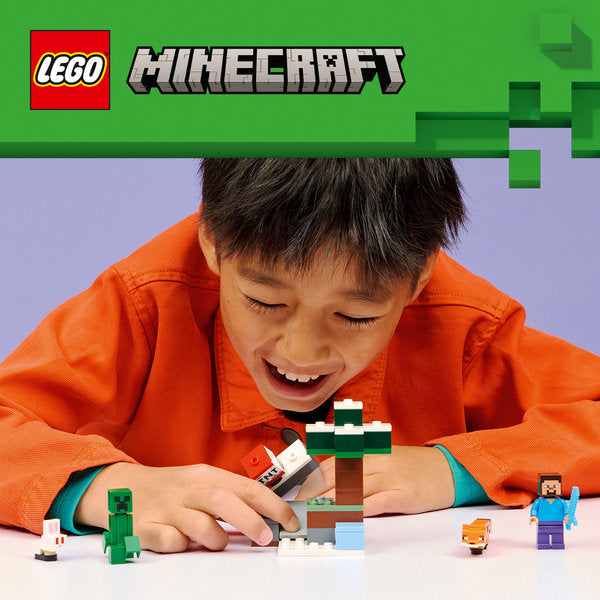 LEGO Minecraft 21583 avventura di steve nella taiga