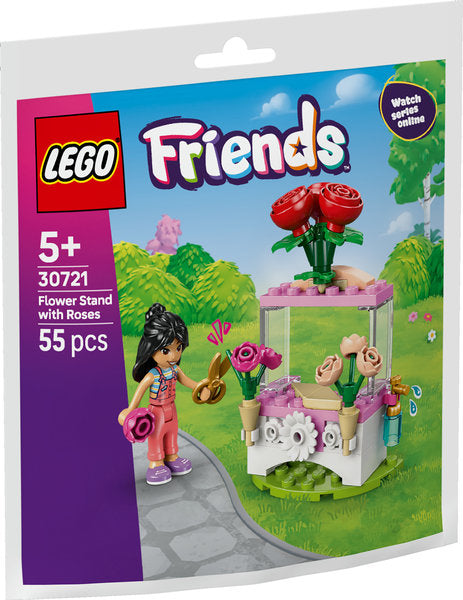 LEGO Friends 30721 bancarella di fiori con rose
