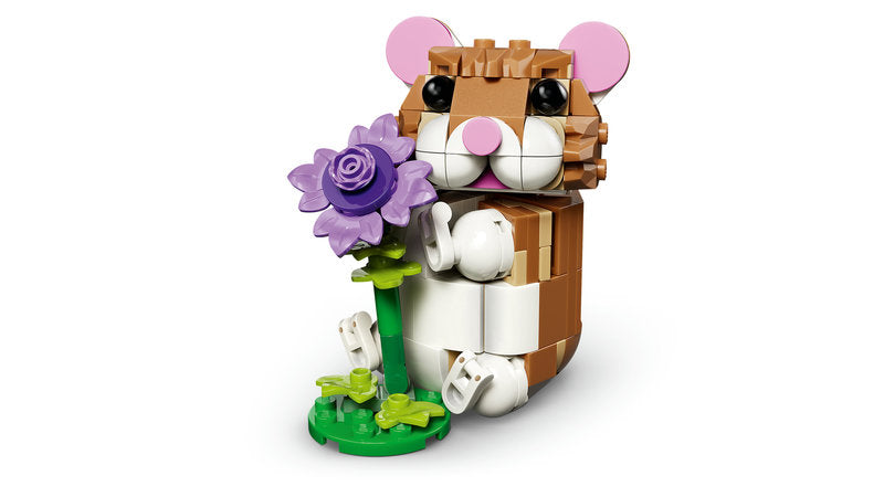 LEGO Creator 31376 simpatico criceto con fiore