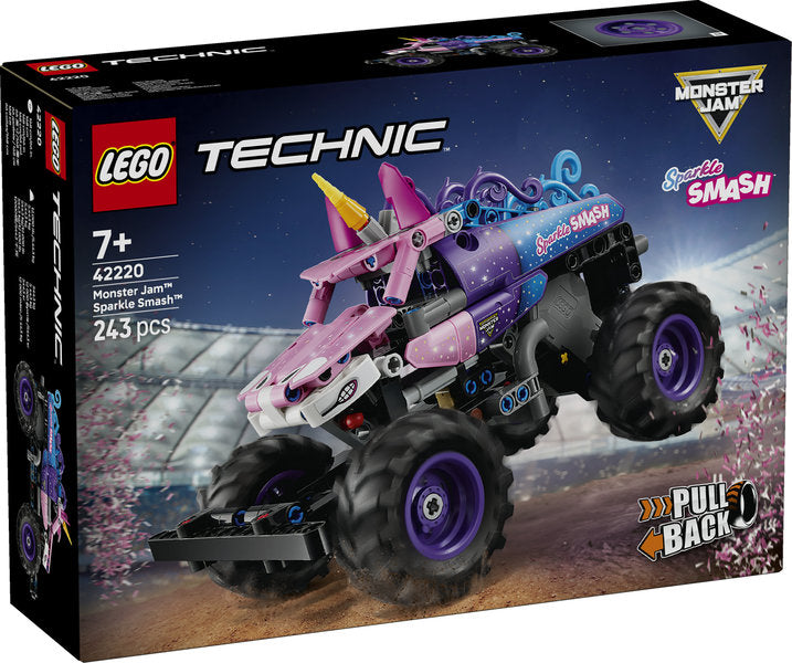 LEGO Technic 42220 monster jam™ sparkle smash™ a retrocarica