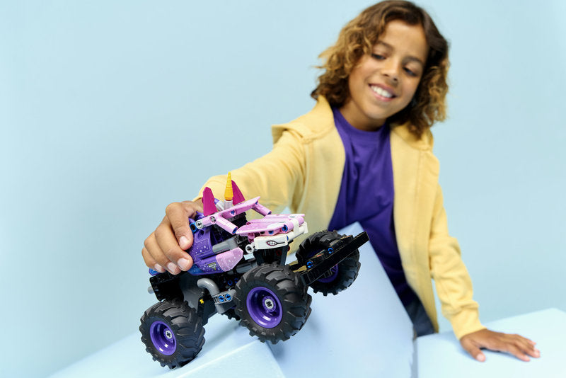 LEGO Technic 42220 monster jam™ sparkle smash™ a retrocarica