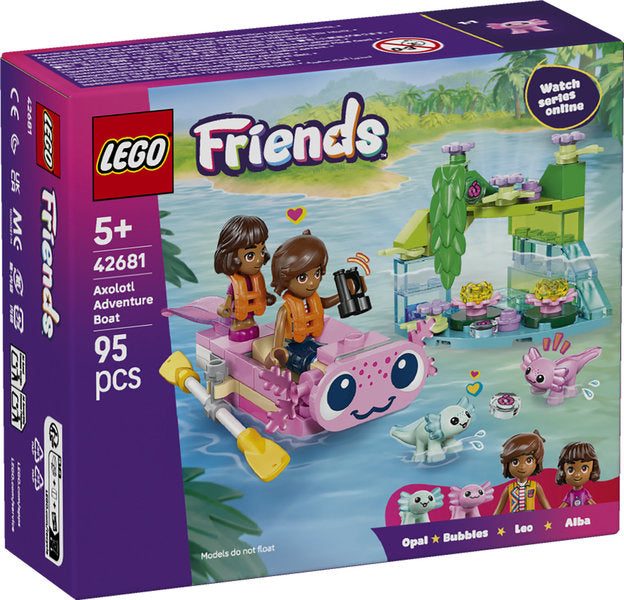 LEGO Friends 42681 barca d’avventura axolotl