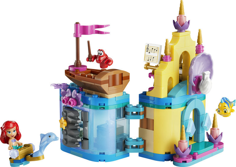 LEGO Disney Princess 43285 il magico mini-palazzo di ariel