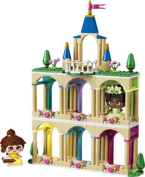 LEGO Disney Princess 43291 mini-belle e mini-tiana con castello
