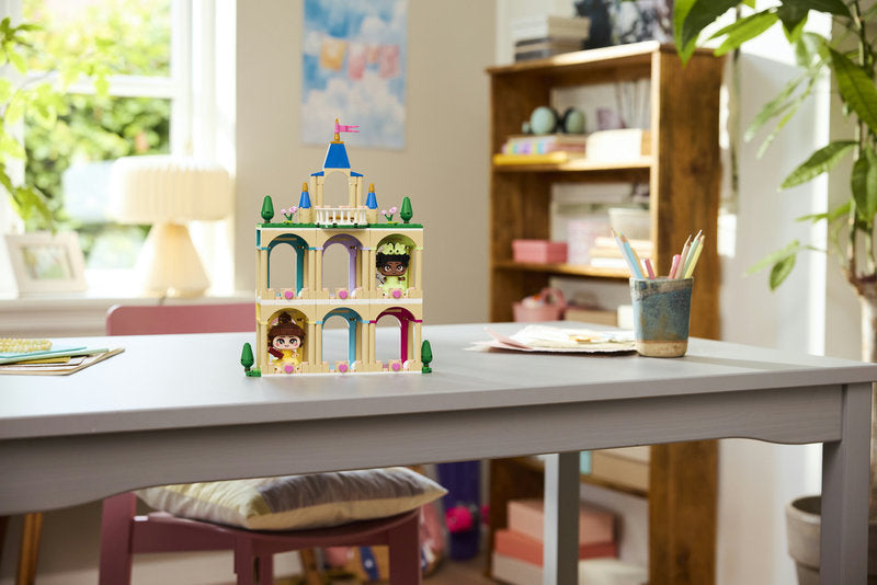LEGO Disney Princess 43291 mini-belle e mini-tiana con castello