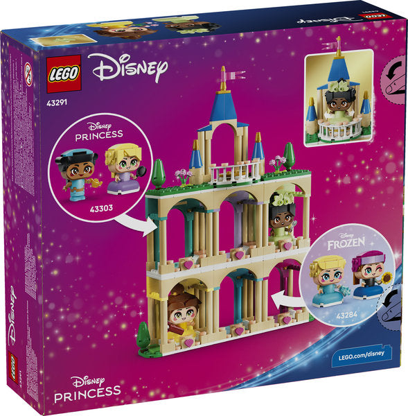LEGO Disney Princess 43291 mini-belle e mini-tiana con castello