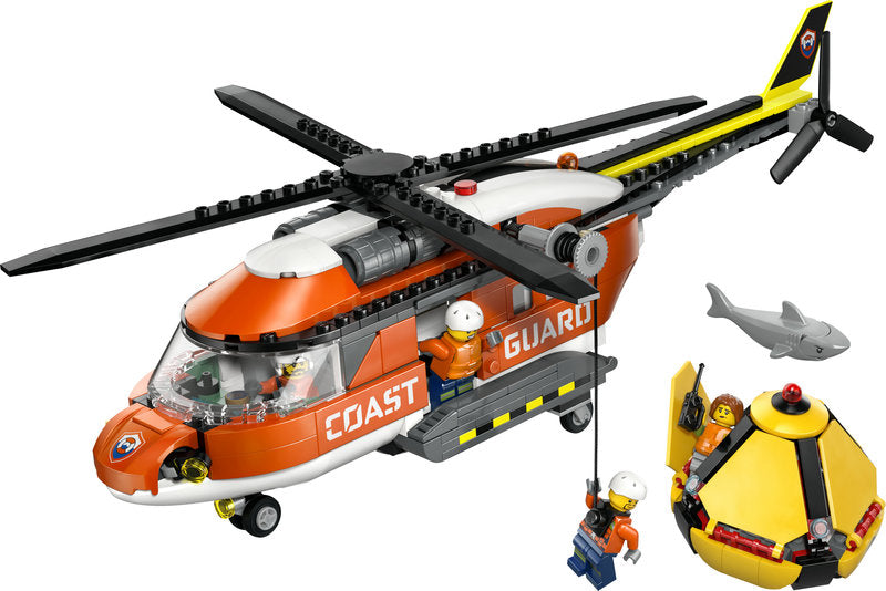 LEGO City 60503 elicottero della guardia costiera