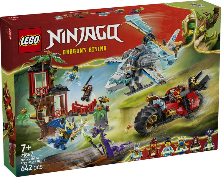 71857 - battaglia alla casa sull’albero con veicolo ninja