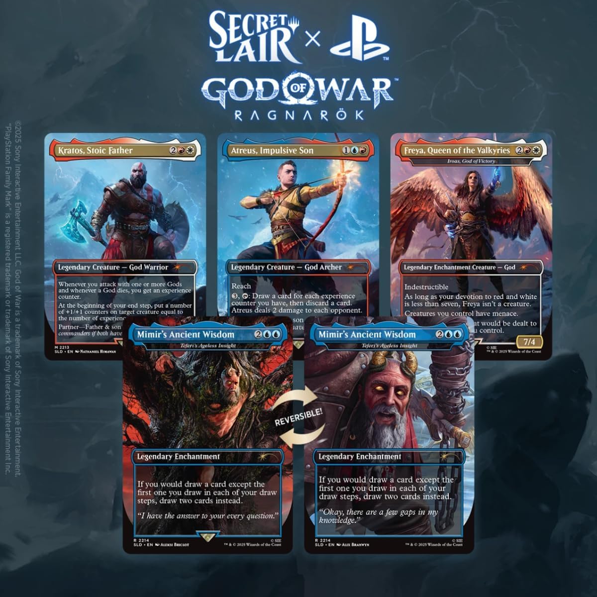 magic the gathering - secret lair - god of war norse - non foil (eng)