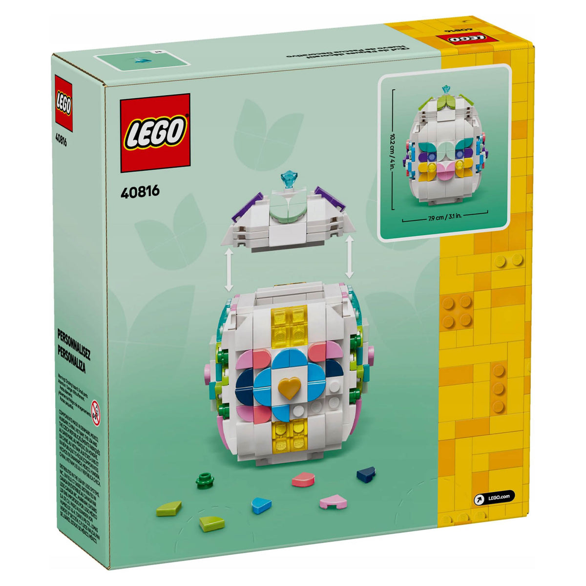 40816 - uovo di pasqua decorativo