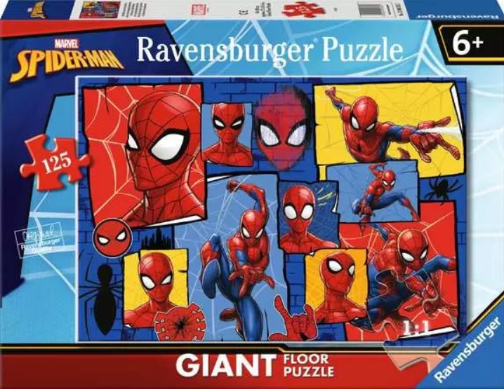 spider-man - puzzle gigante 125 pezzi pavimento