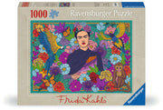 frida kahlos paradise: parrot monkey and blooms - puzzle 1000 pezzi