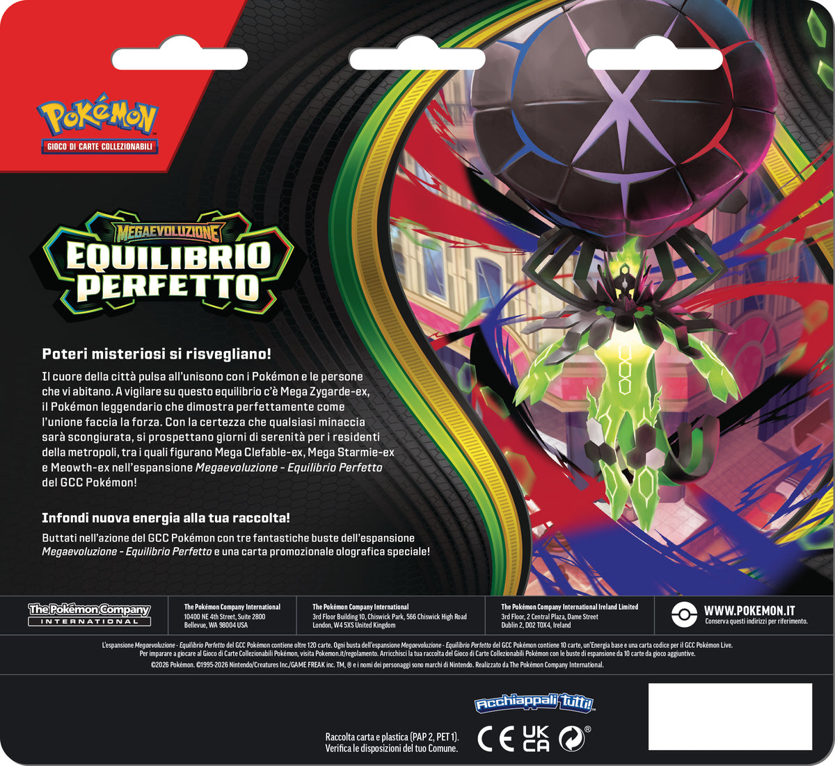 megaevoluzione equilibrio perfetto - blister 3 bustine (ita)