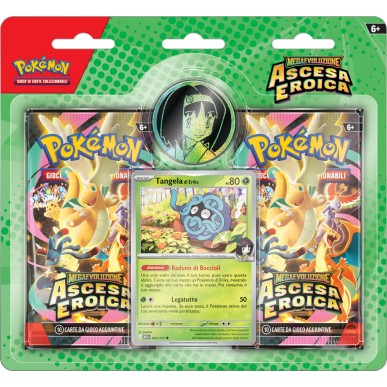 megaevouzione ascesa eroica - blister 2 bustine (ita) - collezione tangela di erika