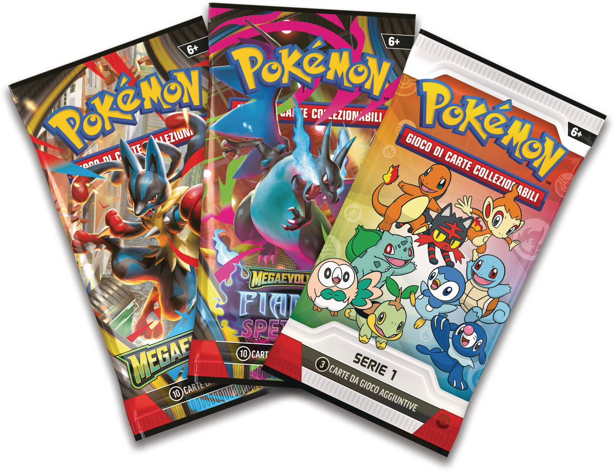 pokemon - collezione illustrazione - primi compagni d'avventura