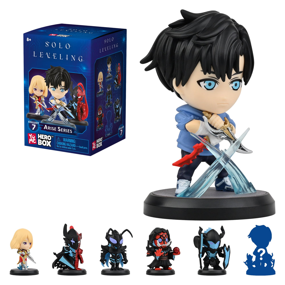 solo leveling - hero blind box - 1 personaggio assortito