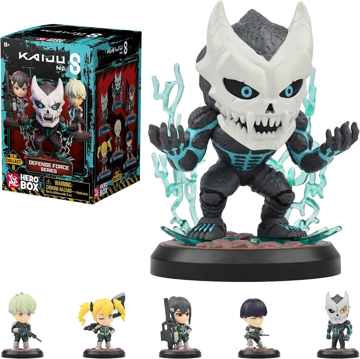 kaiju no.8 - hero blind box - 1 personaggio assortito