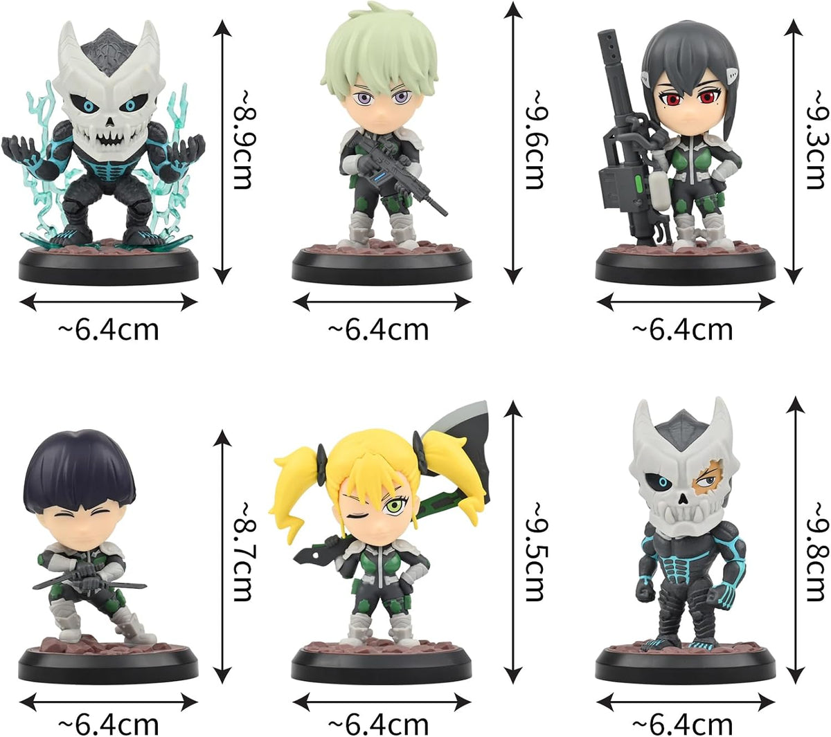 kaiju no.8 - hero blind box - 1 personaggio assortito