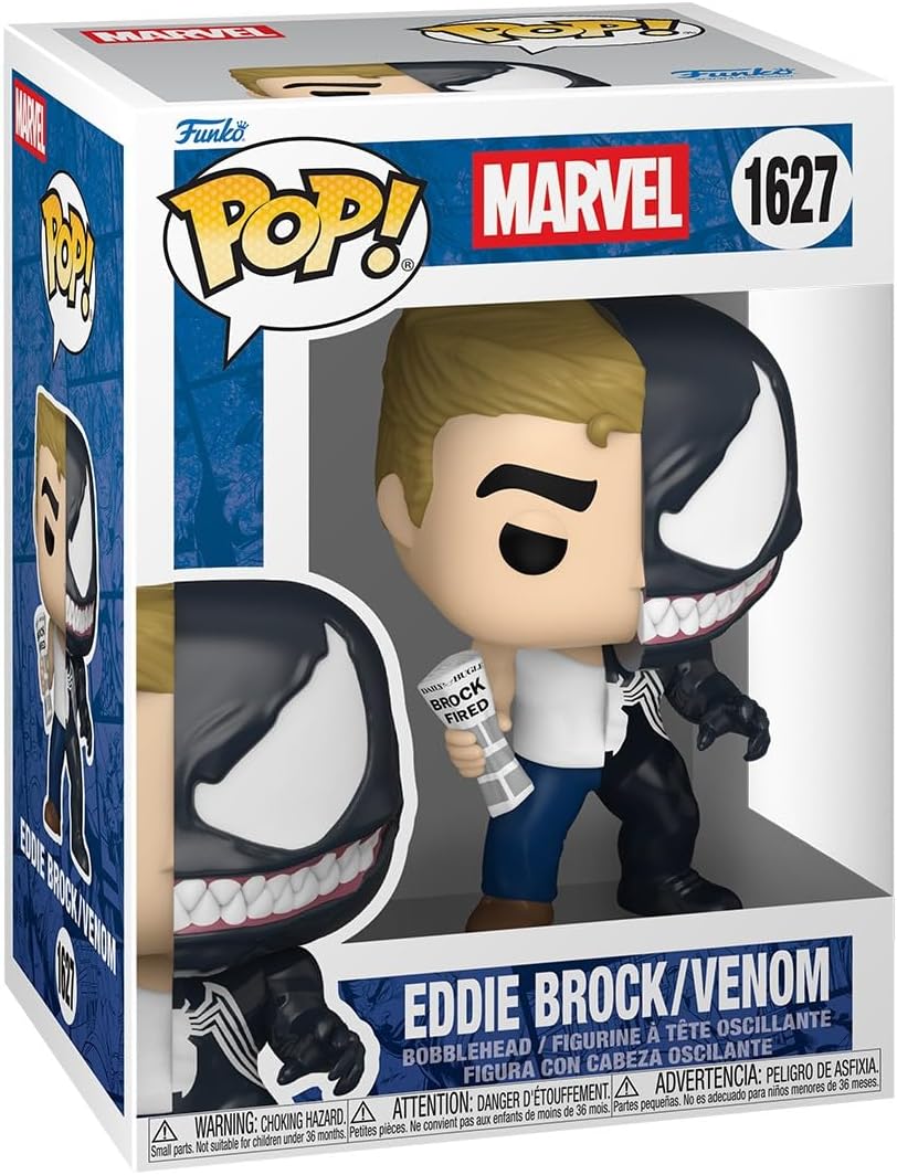 marvel:  eddie/venom 9 cm- funko pop! 1627