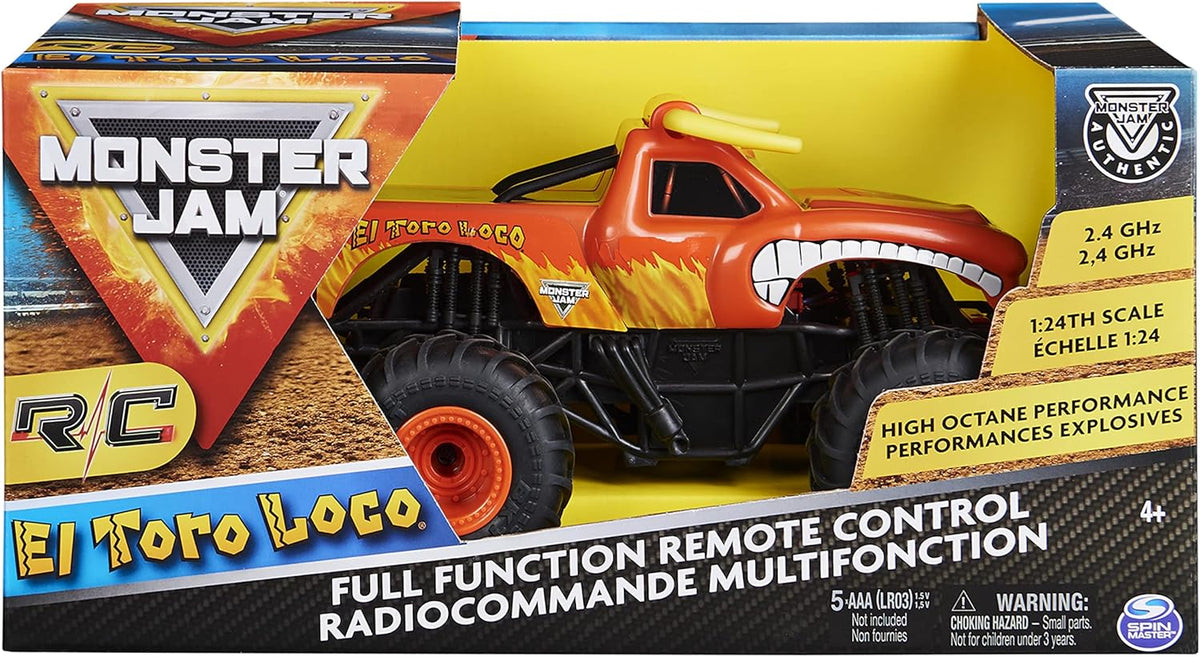 monster jam - monster truck radiocomandato - toro loco