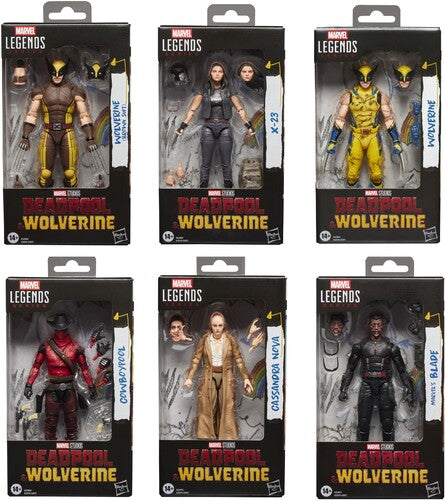marvel legends series - wolverine and deadpool - wolverine - action figure 15cm